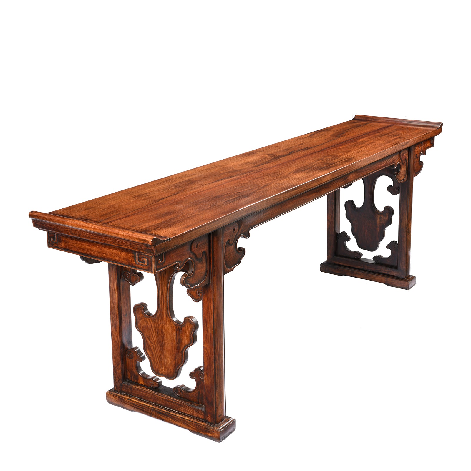 Angled View Of Antique Chinese Huali Altar Table | indigo Antiques