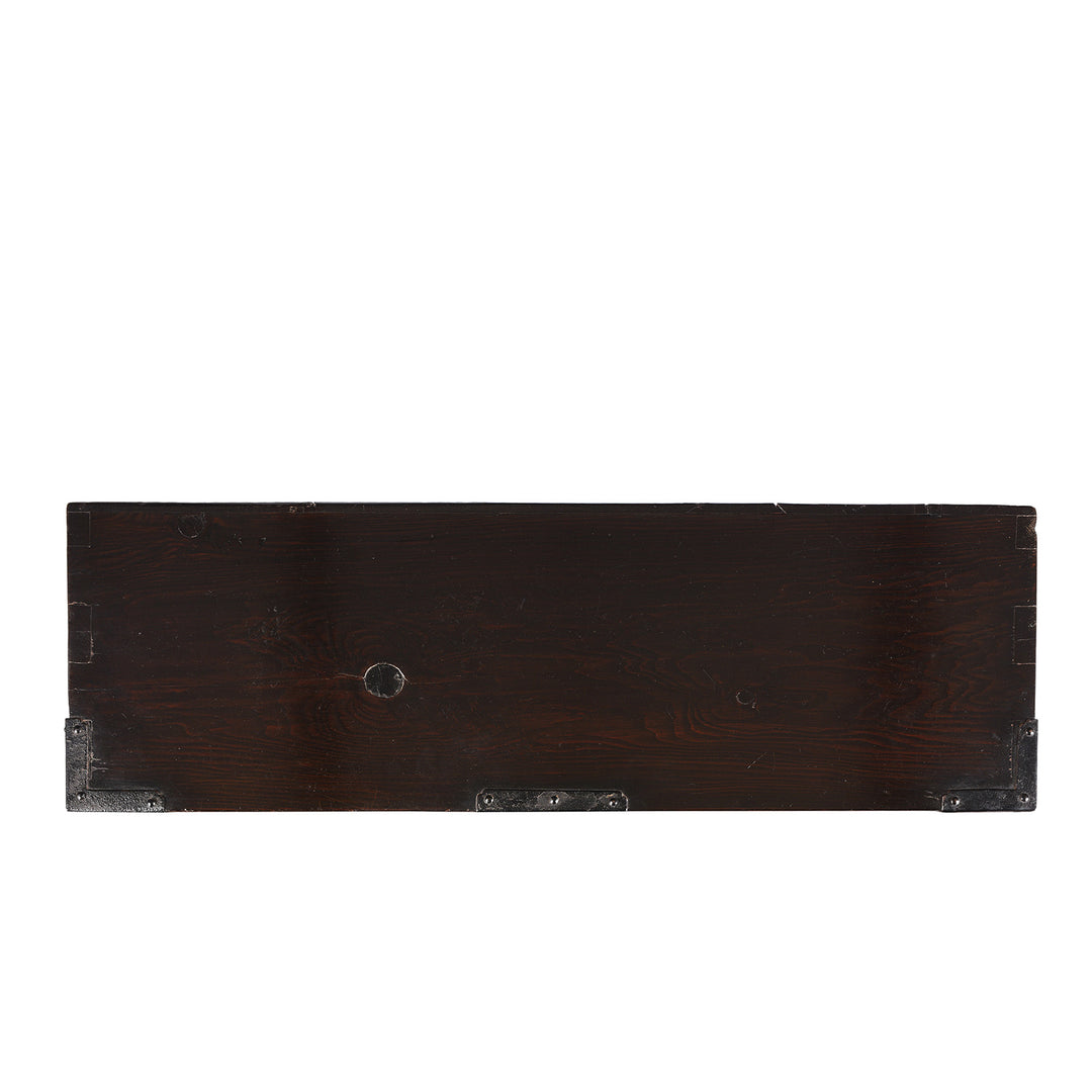 Top Down View Of Reproduction Korean Medicine Cabinet | Indigo Antiques