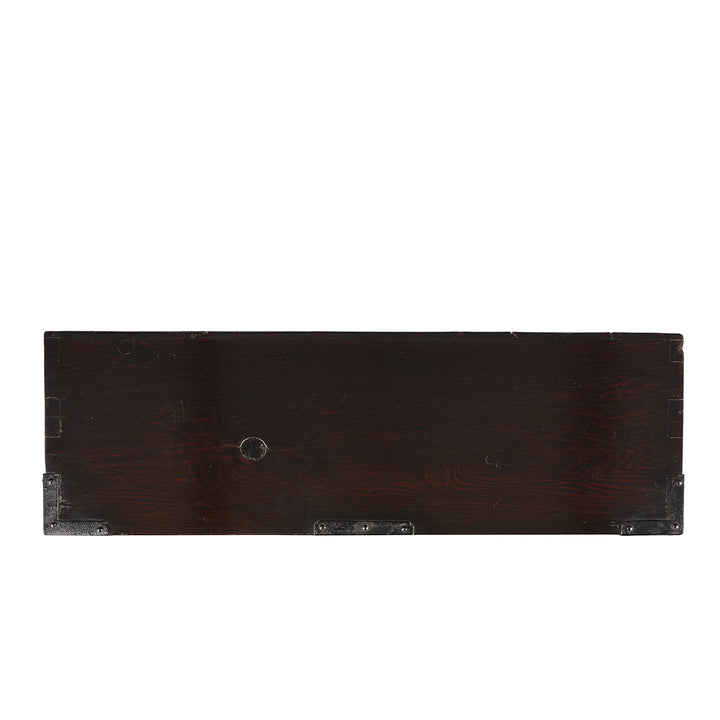 Top Down View Of Reproduction Korean Medicine Cabinet | Indigo Antiques