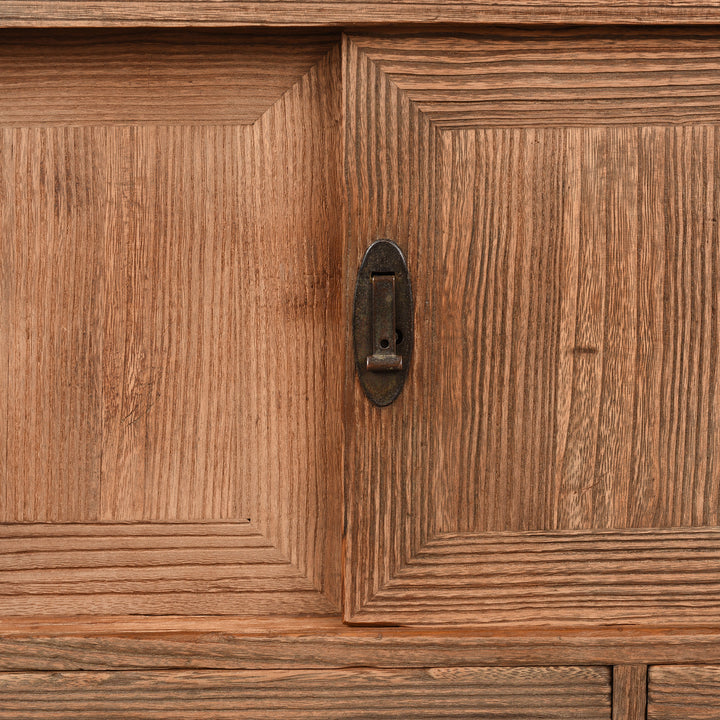 Doors Detail From Antique Japanese Tea Chest Dansu | Indigo Antiques