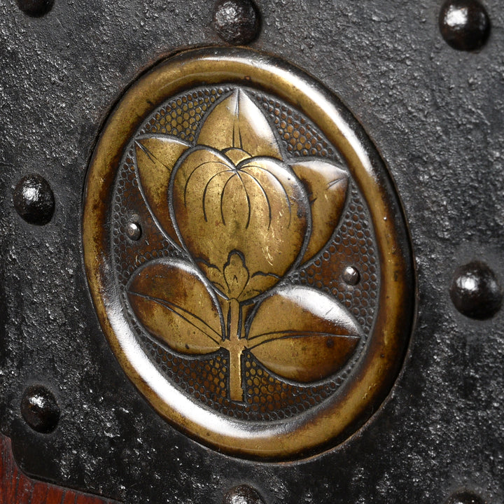 Detail From Antique Japanese Kakesuzuri Funa Dansu From Sado Island | Indigo Antiques