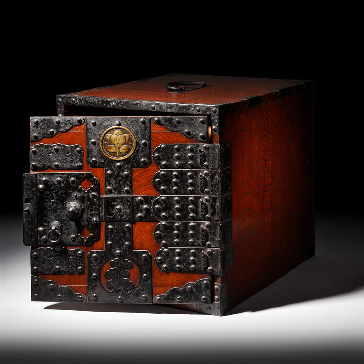 Antique Japanese Kakesuzuri Funa Dansu From Sado Island | Indigo Antiques