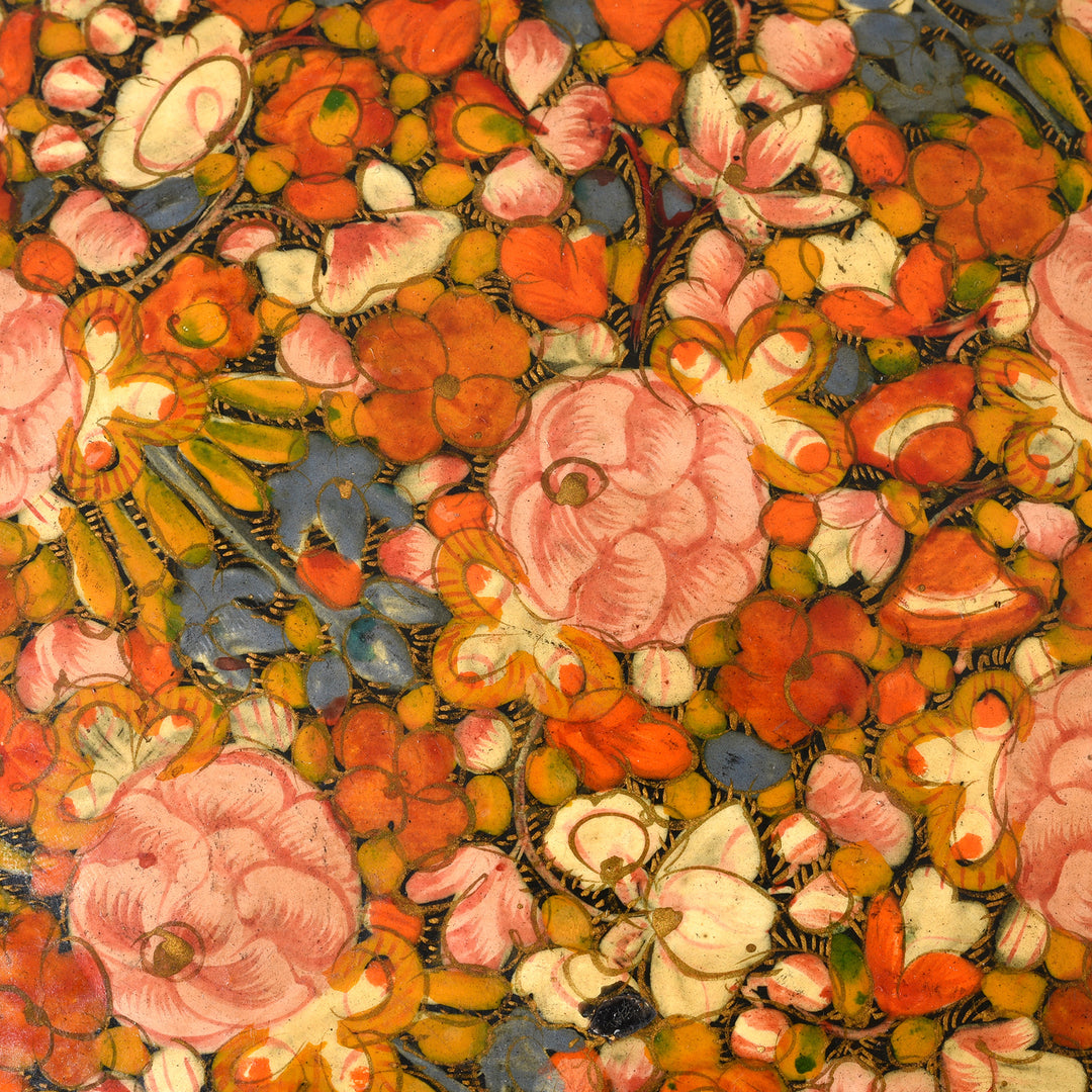 Detail From Vintage Kashmiri Box - Ca 1960 | Indigo Antiques