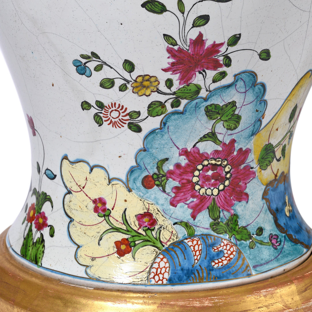 Option 2 Vintage Temple Jar Lamp With Shade | Indigo Antiques