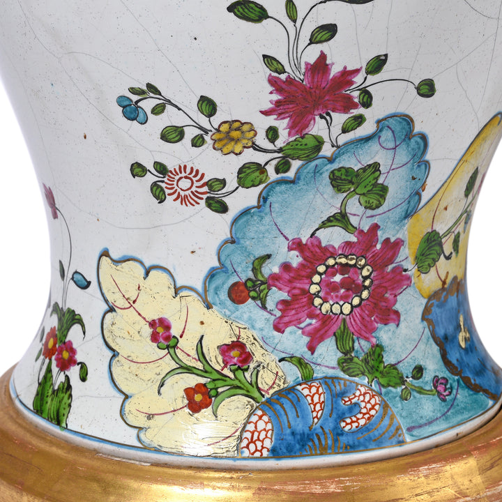 Option 2 Vintage Temple Jar Lamp With Shade | Indigo Antiques