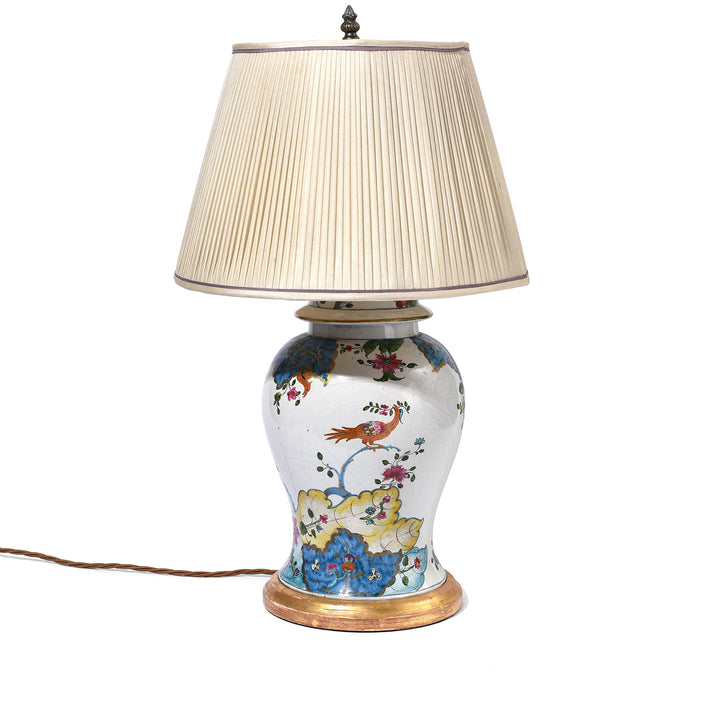 Option 2 Vintage Temple Jar Lamp With Shade | Indigo Antiques