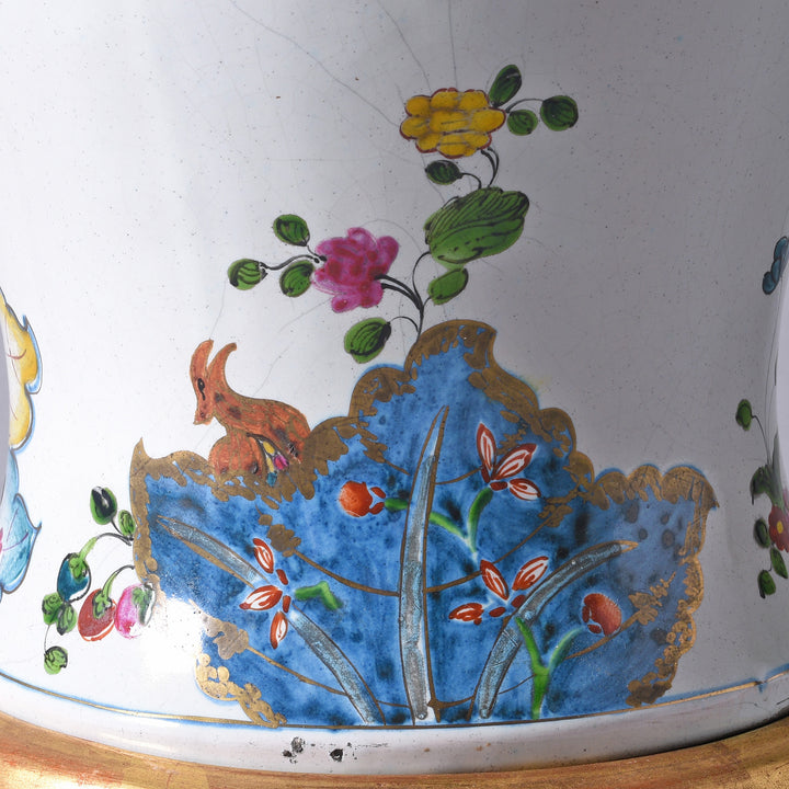 Vintage Temple Jar Lamp With Shade | Indigo Antiques