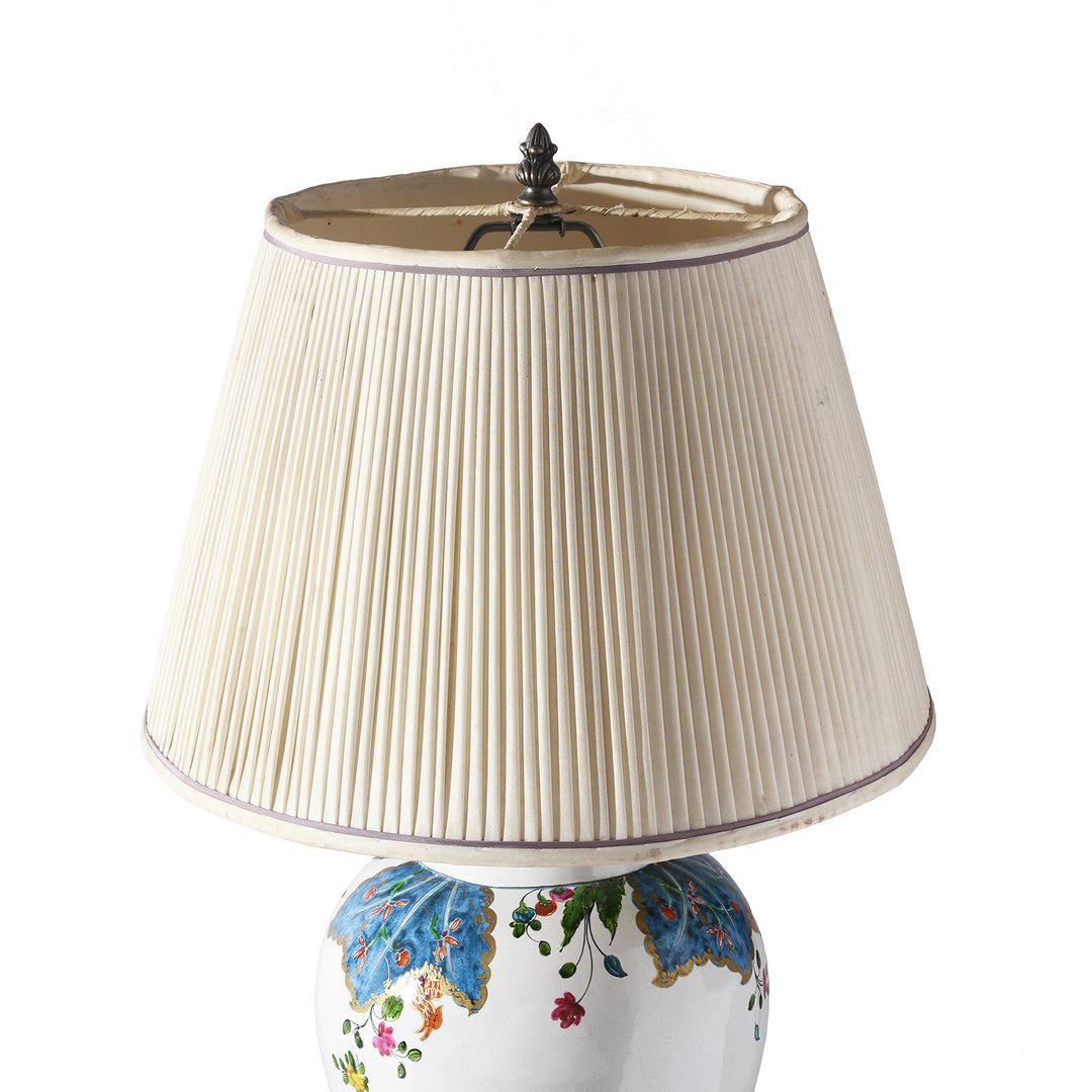 Vintage Temple Jar Lamp With Shade | Indigo Antiques