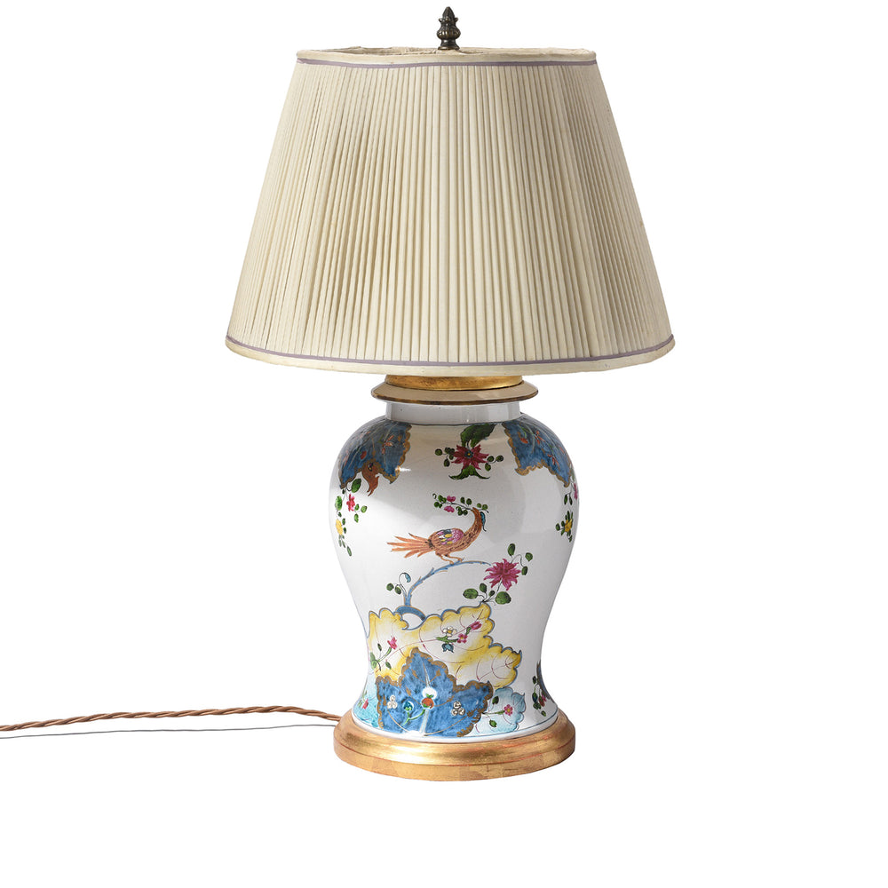 Vintage Temple Jar Lamp With Shade | Indigo Antiques