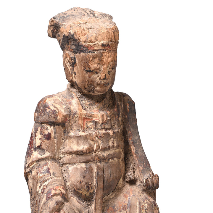 Detail From Antique Chinese Ancestor Figure | Indigo Antiques