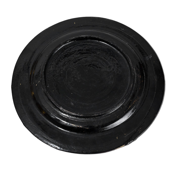 Early 20th Century Burmese Lacquer Tea Bowl And Plate With Gilded Dragon And Floral Decoration For The Chinese Market