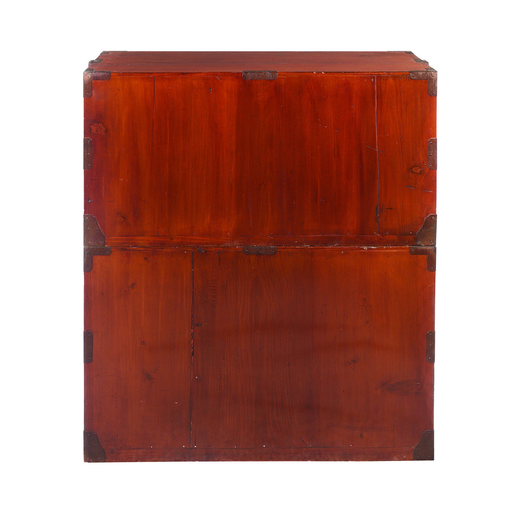 ack Of Antique Japanese Black Lacquer Isho Dansu From Tsuruoka, Yamagata - Meiji Period | Indigo Antiques