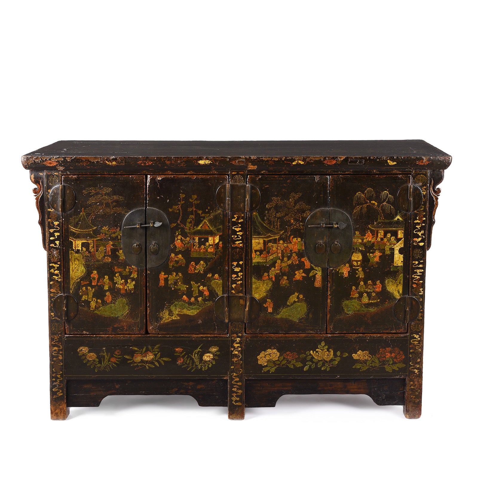 Antique Black Lacquer Sideboard From Shanxi | Indigo Antiques