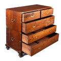 Military Campaign Chest Of Drawers - 19th Century