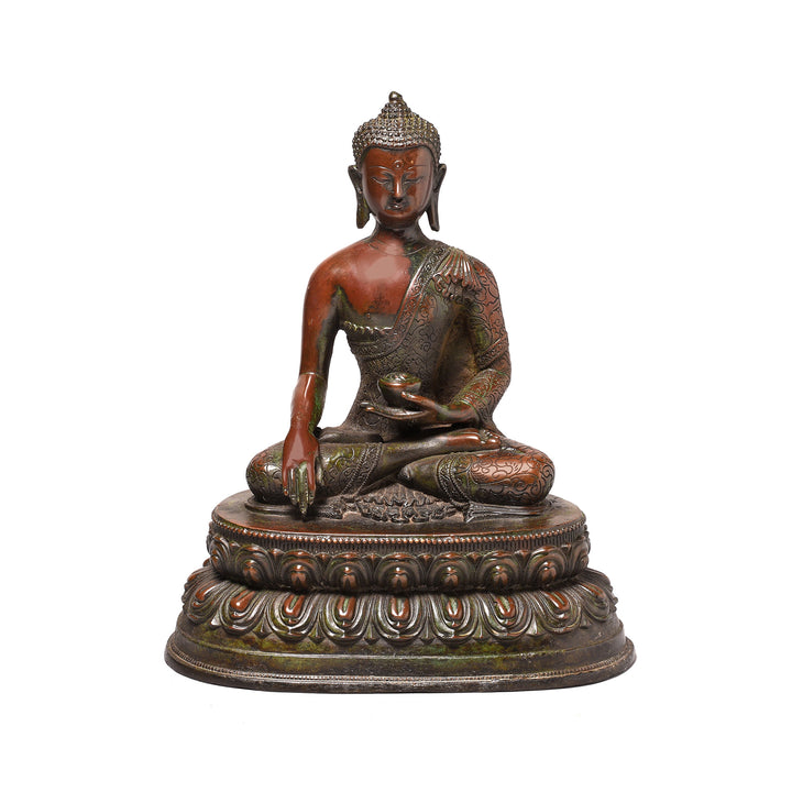Bronze Buddha From Nepal - Ca 1980 | Indigo Antiques