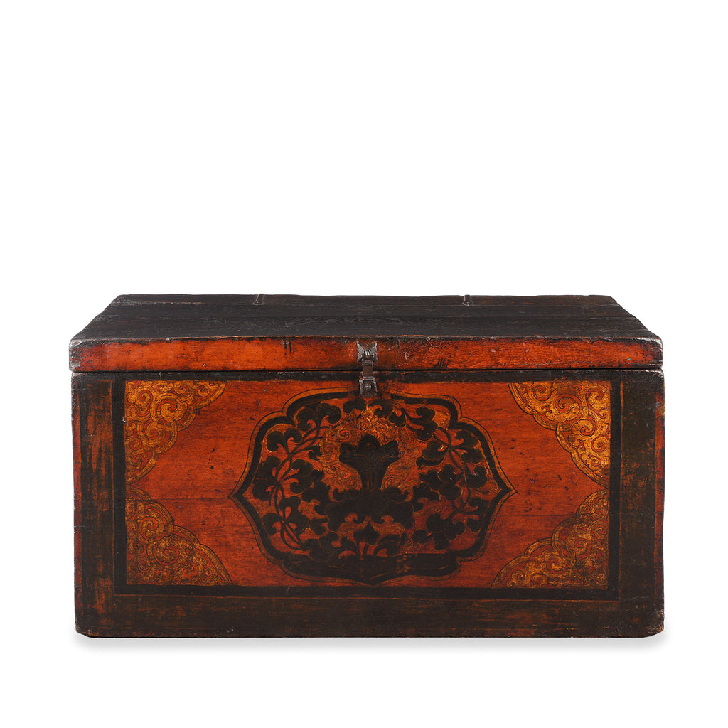 Painted Tibetan Chest - 19th Century