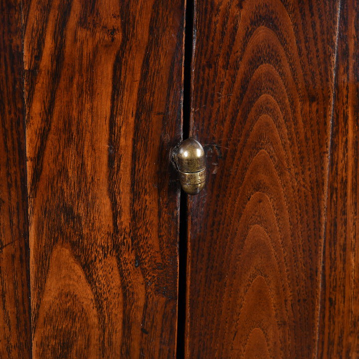Hinge Detail From Antique Elm Wardrobe Cabinet From Gansu - 19th Century | Indigo Antiques
