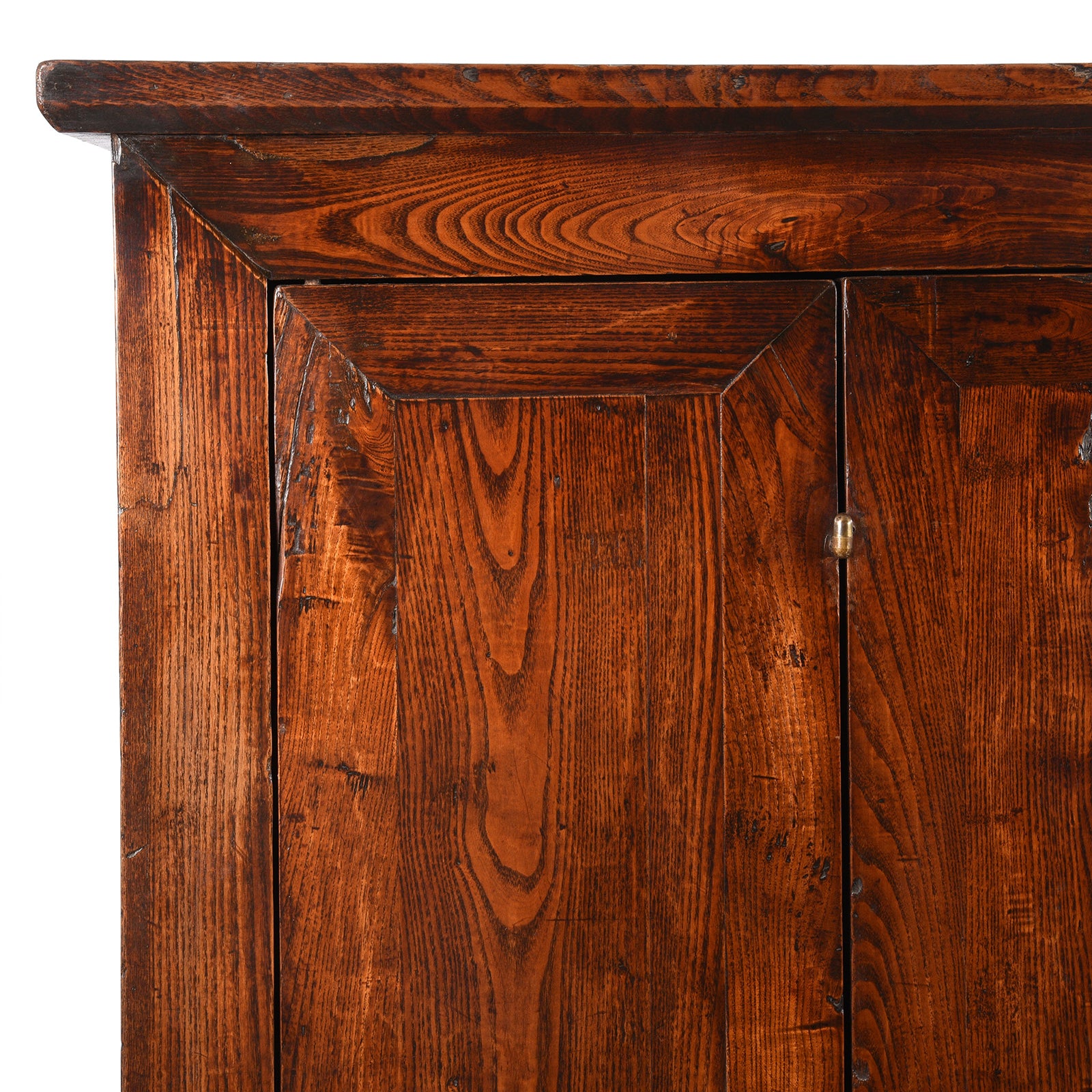 Antique Elm Wardrobe Cabinet From Gansu - 19th Century | Indigo Antiques