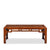 Antique Red Elm Bench From Jiangsu With Rattan Seat - 19th Century | Indigo Antiques