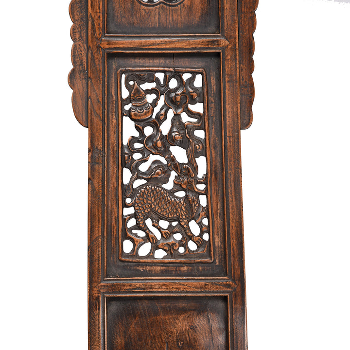 Detail From An Excellent 20thC Copy of a Folding Horseshoe Chair (Jiaoyi) | Indigo Antiques