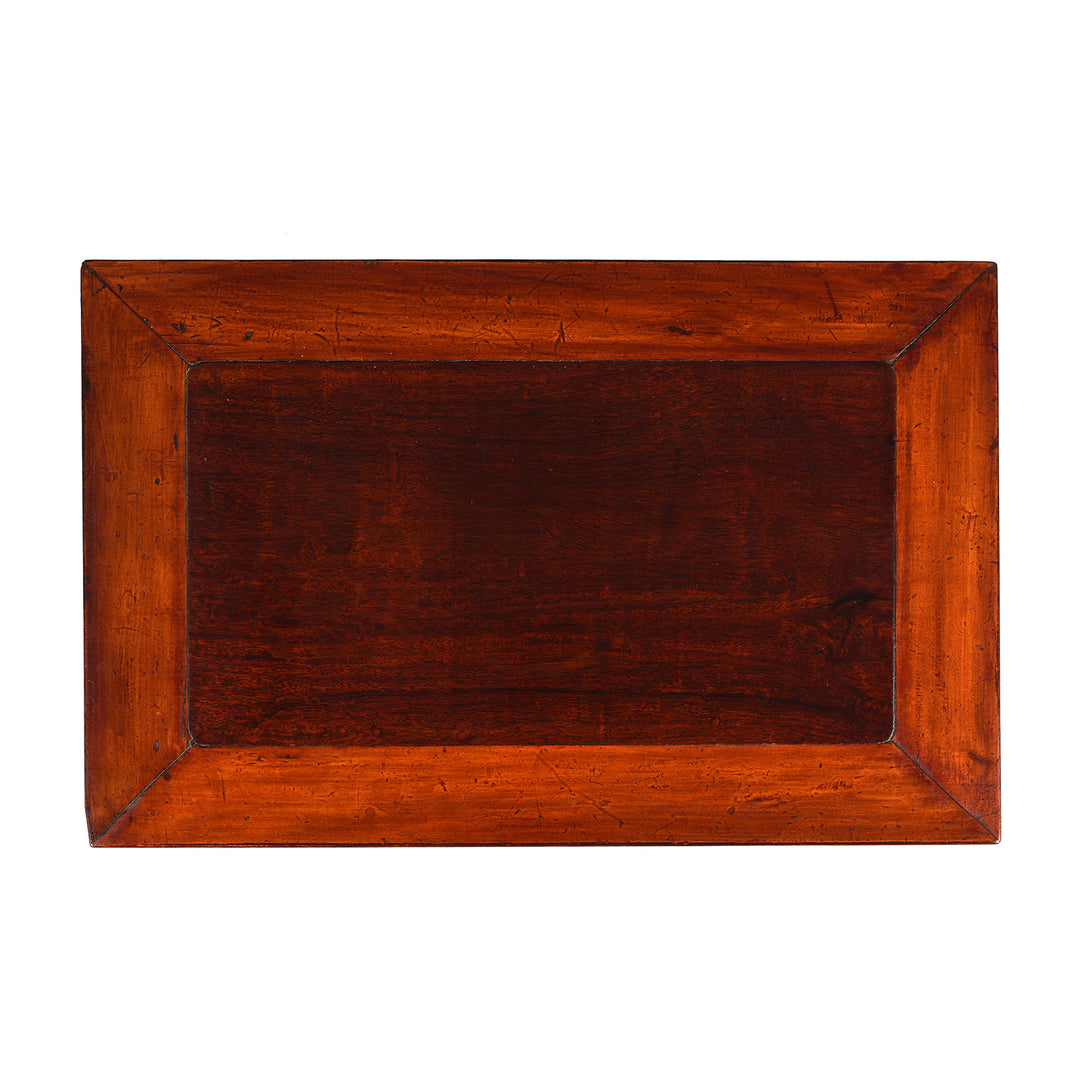 Top Down View Of Vintage Hardwood Low Table From Jiangsu | Indigo Antiques