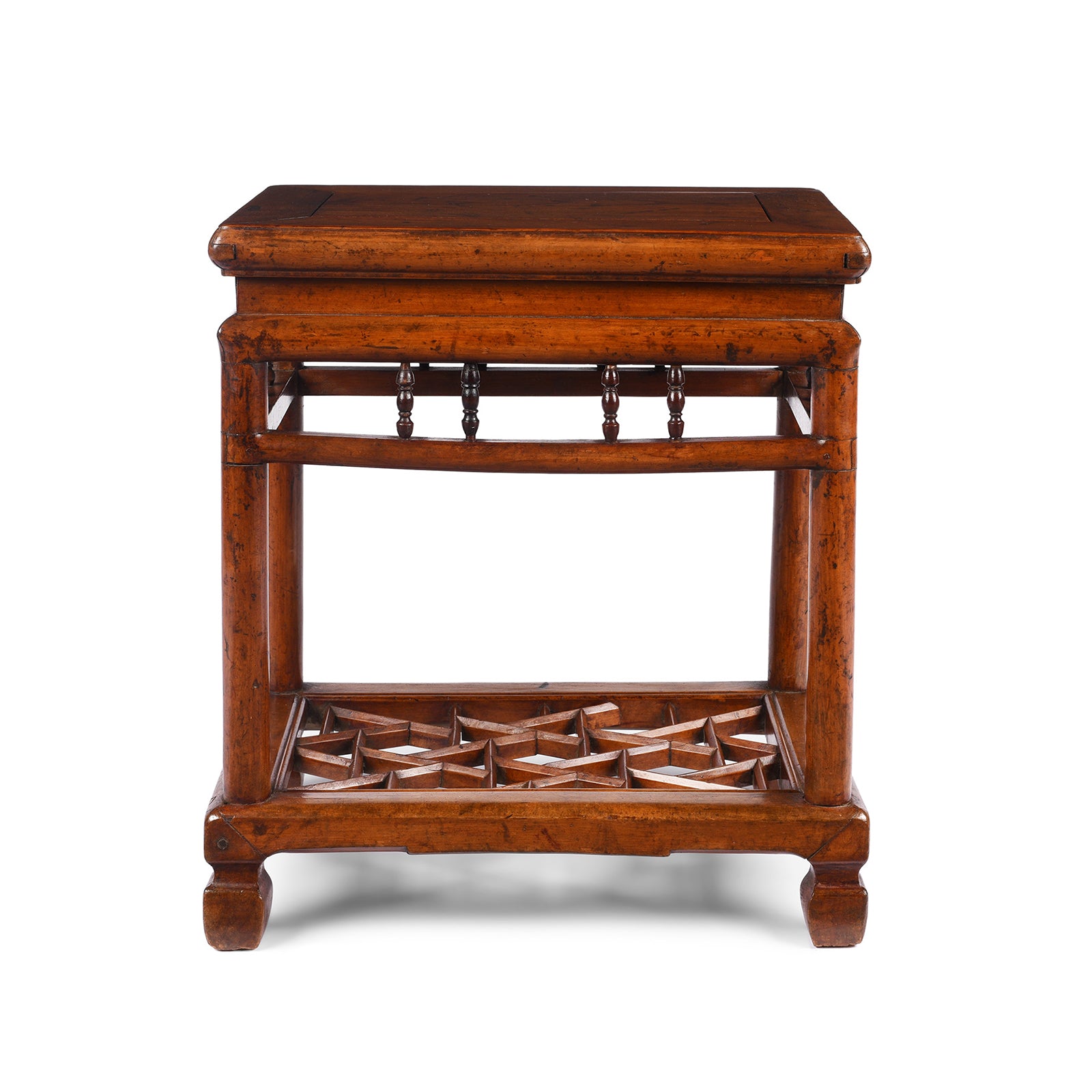 Antique Red Elm & Cypress Low Table From Jiangsu | Indigo Antiques