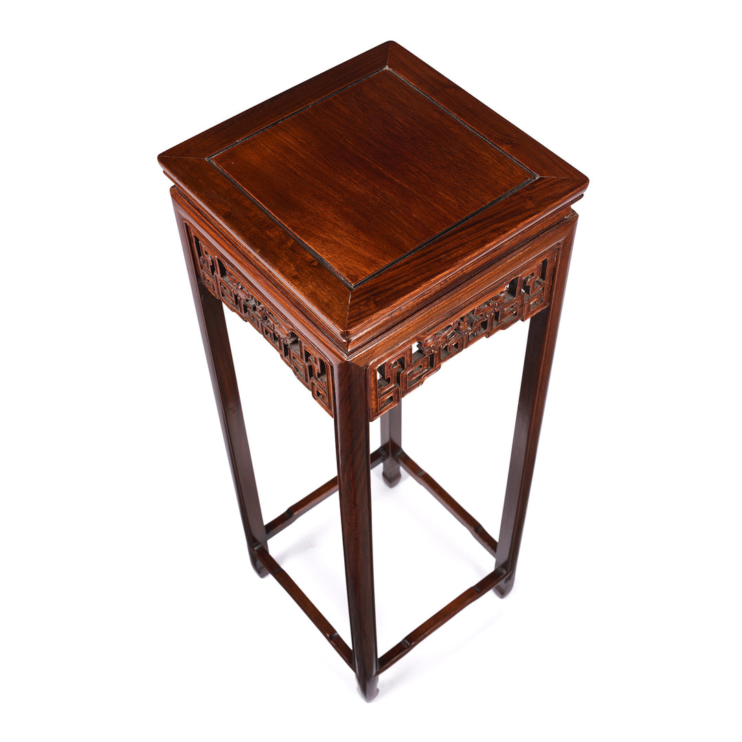 Hongmu Wood Grain Flower Stand