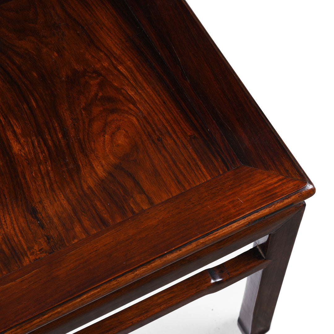 Table Top Detail From Antique Chinese Rosewood Side Table