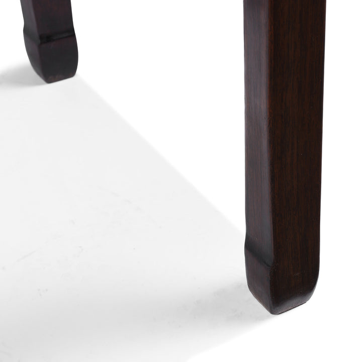 Foot Detail From Antique Chinese Rosewood Side Table
