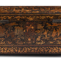 Black Lacquer Canton Export Sewing Box - Ca 1810