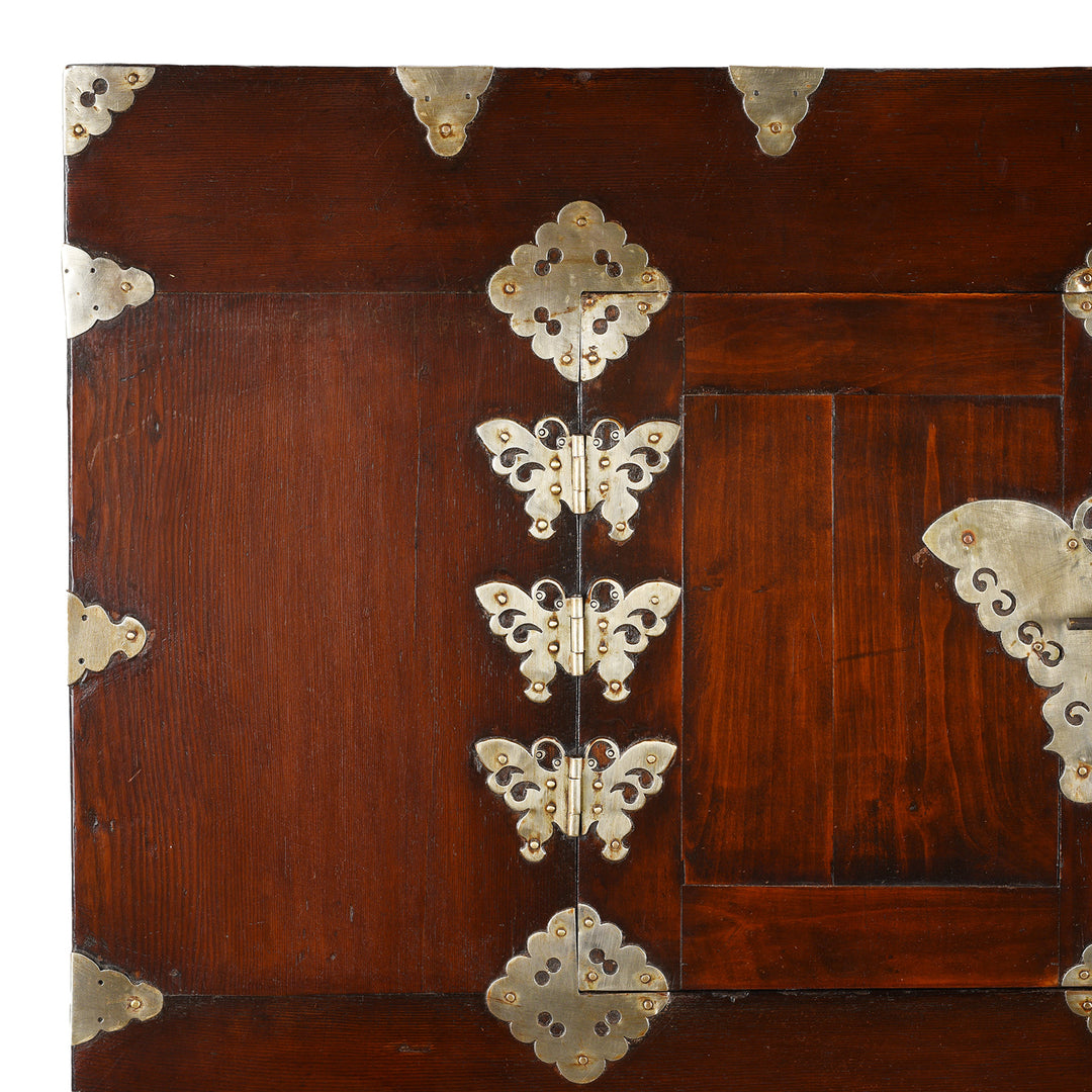 Corner Detail From Korean Ich Ung Nong | Indigo Antiques