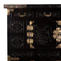 Korean Lacquer Samch'ung Jang Cabinet on Stand - Ca 1920