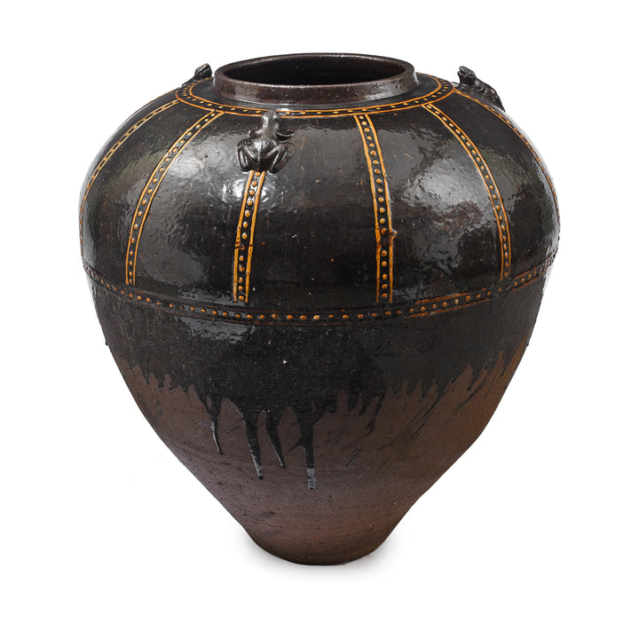 Reproduction Glazed Martaban Jar | Indigo Antiques