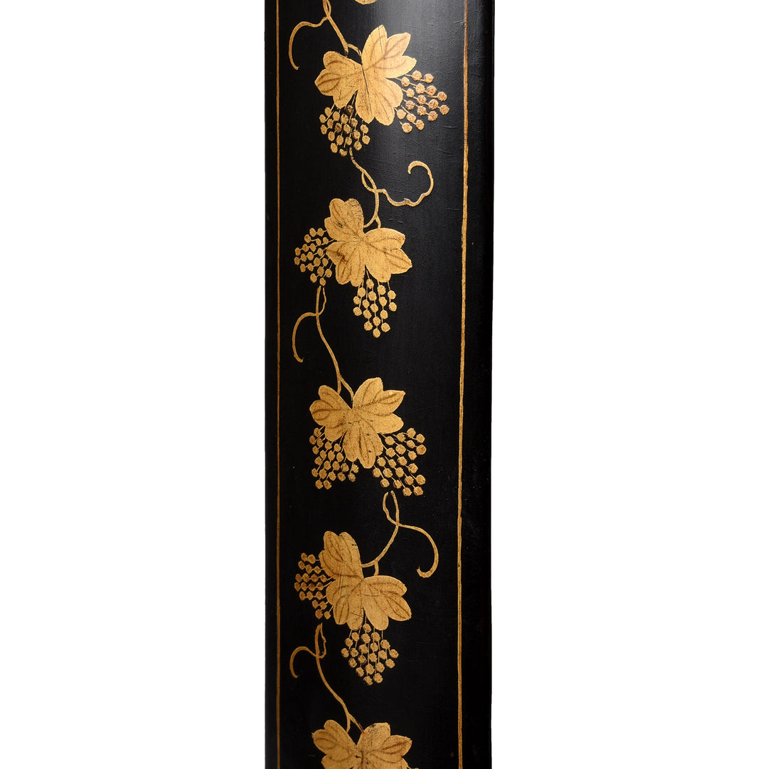 Handle Detail From Antique Chinoiserie Lacquer Stacking Haberdashery Box | Indigo Antiques