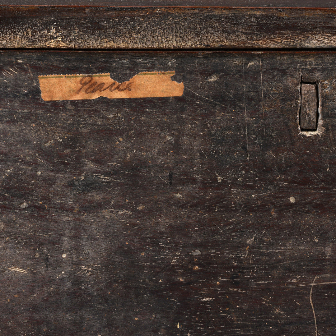 Name Detail From Antique Dutch Colonial Chest from Ceylon | Indigo Antiques