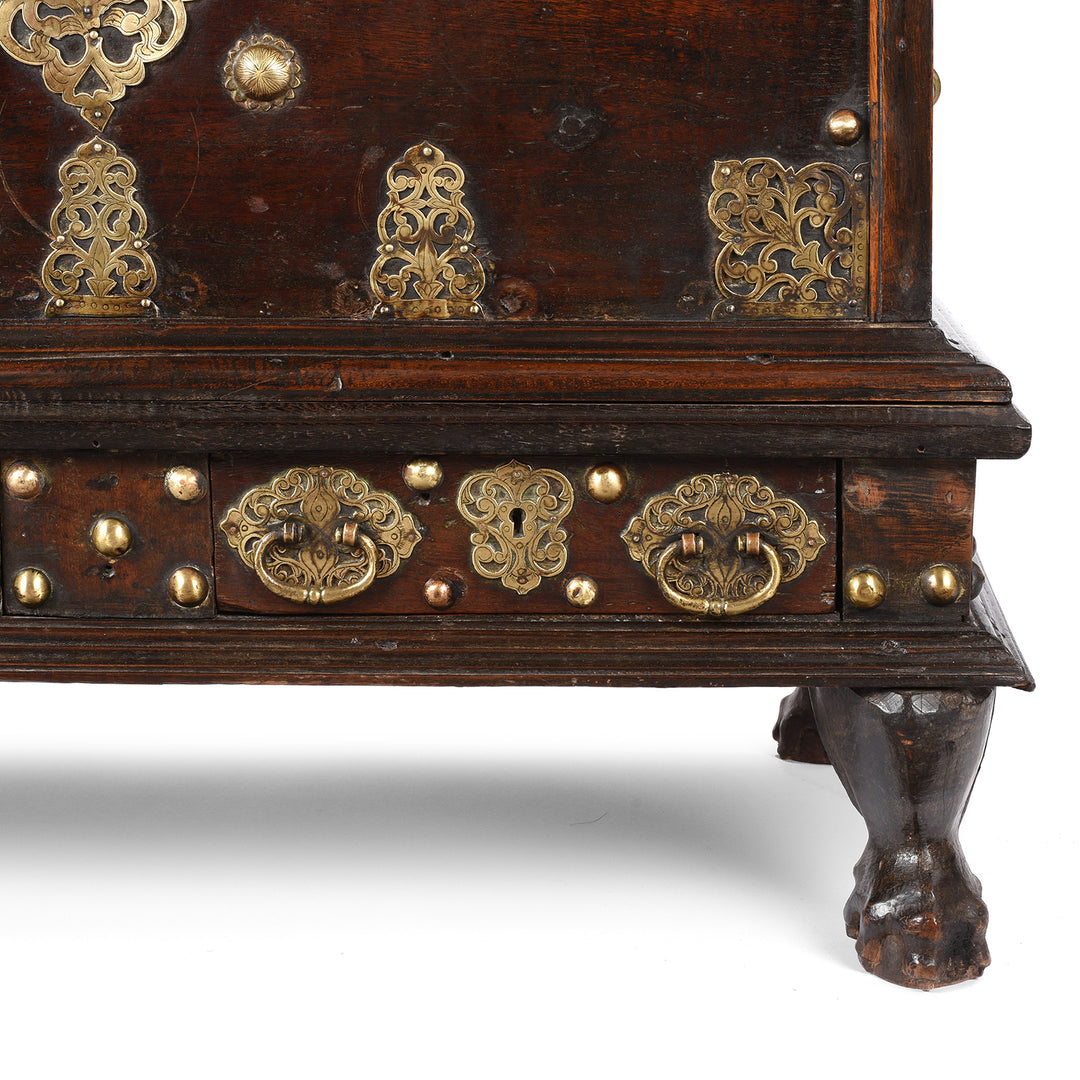 Drawer Detail From Antique Dutch Colonial Chest from Ceylon | Indigo Antiques