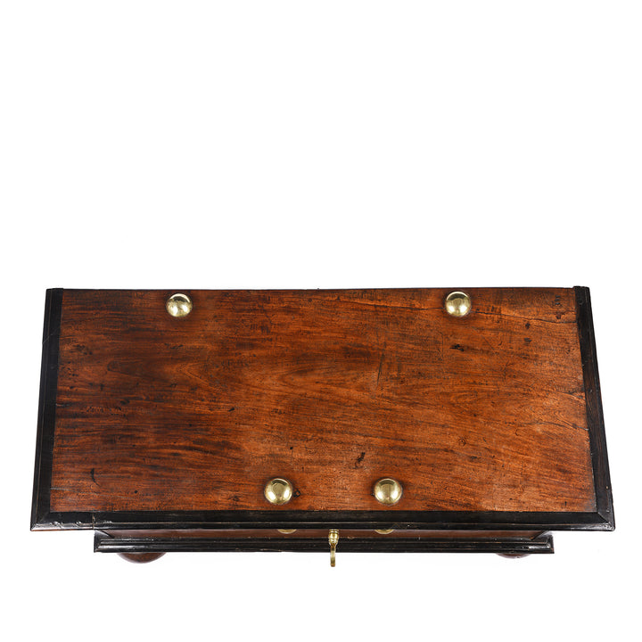 Top Down View Of Antique Indo-Dutch Jackfruit Chest on Stand From Ceylon -18th Century | Indigo Antiques