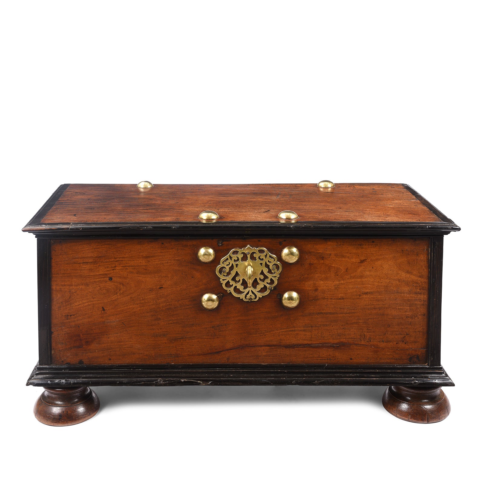 Antique Indo-Dutch Colonial Chest on Stand From Ceylon -18th Century | Indigo Antiques
