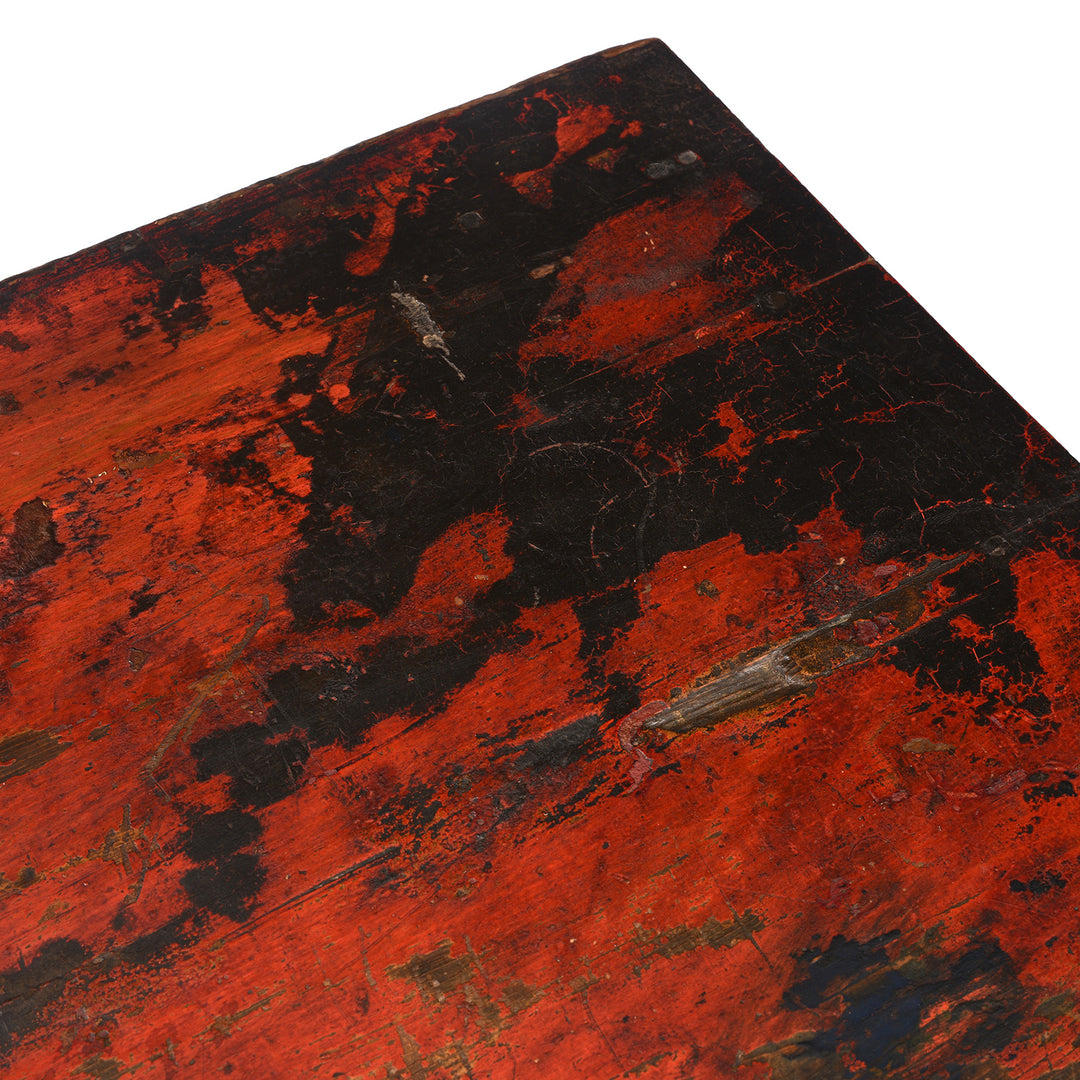 Antique Tibetan Painted Altar Cabinet -  Late 19th Century | Indigo Antiques | Indigo Antiques