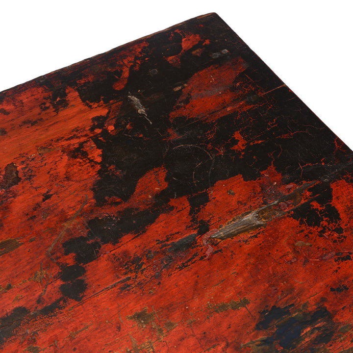 Antique Tibetan Painted Altar Cabinet -  Late 19th Century | Indigo Antiques | Indigo Antiques