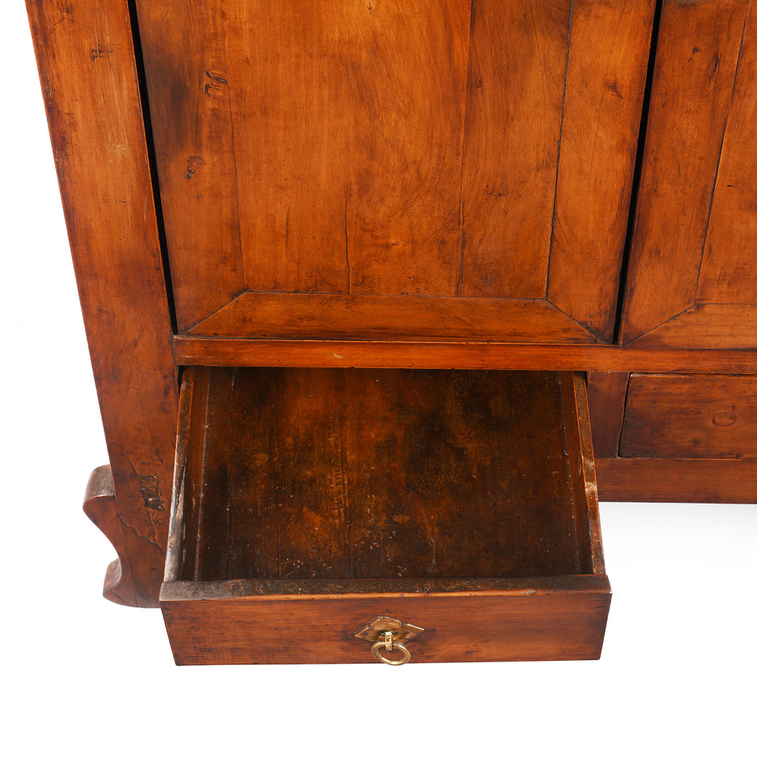 Drawer Detail From Antique Chinese Walnut Cabinet From Gansu | Indigo Antiques