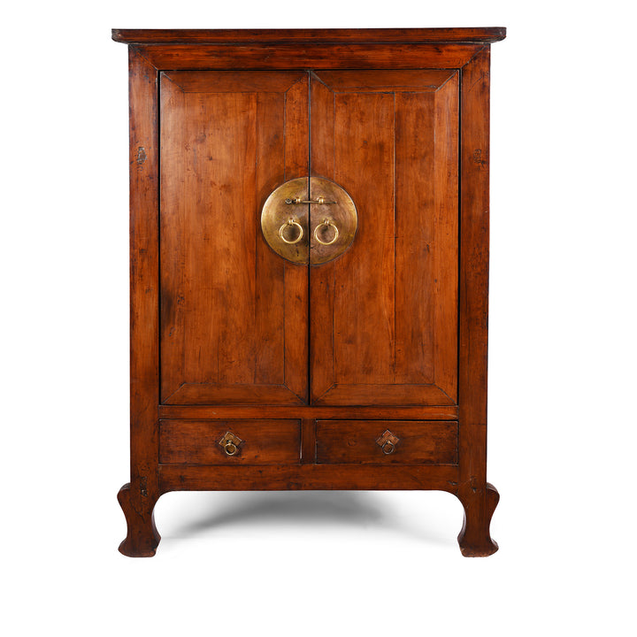 Antique Chinese Walnut Cabinet From Gansu | Indigo Antiques