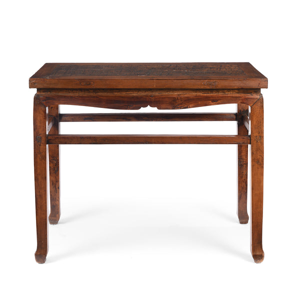 Mulberry Half Table From Gansu - Ca 1900