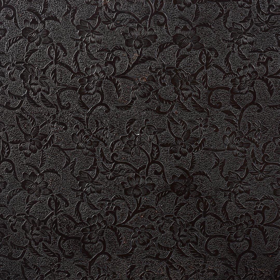 Japanese Black Lacquer Kodansu Jewellery Cabinet - Meiji Period