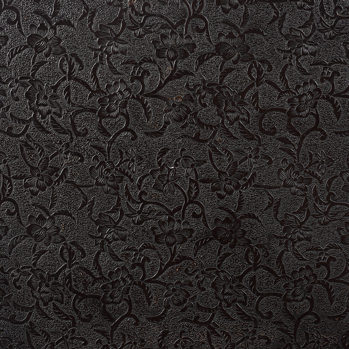 Japanese Black Lacquer Kodansu Jewellery Cabinet - Meiji Period