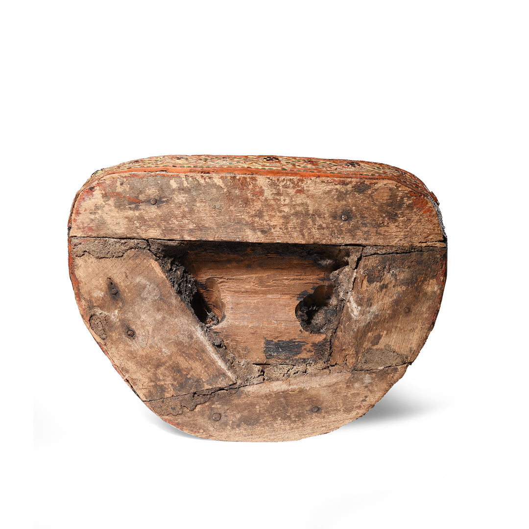 Underside Of Antique Gilded Teak Burmese Sitting Buddha from Mandalay - Ca 1910 | Indigo Antiques