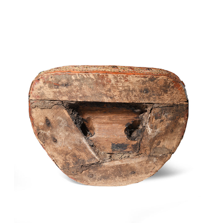 Underside Of Antique Gilded Teak Burmese Sitting Buddha from Mandalay - Ca 1910 | Indigo Antiques