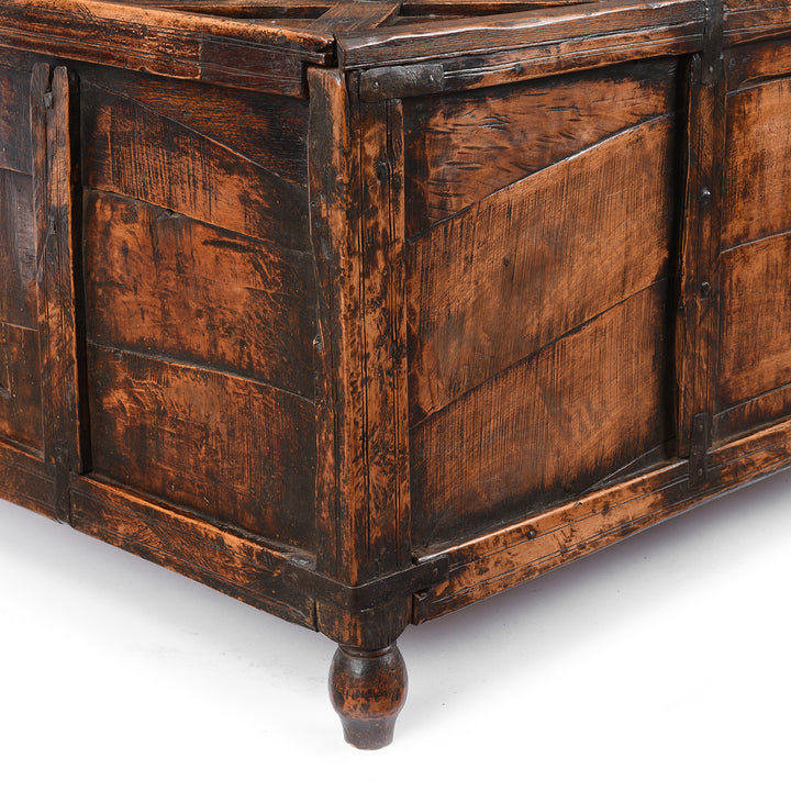 Detail From Antique Stick Box from Rajasthan | Indigo Antiques