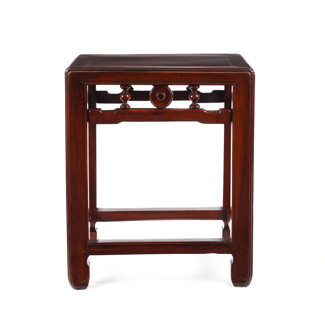 Back Of Antique Chinese Side Table From Jiangsu | Indigo Antiques