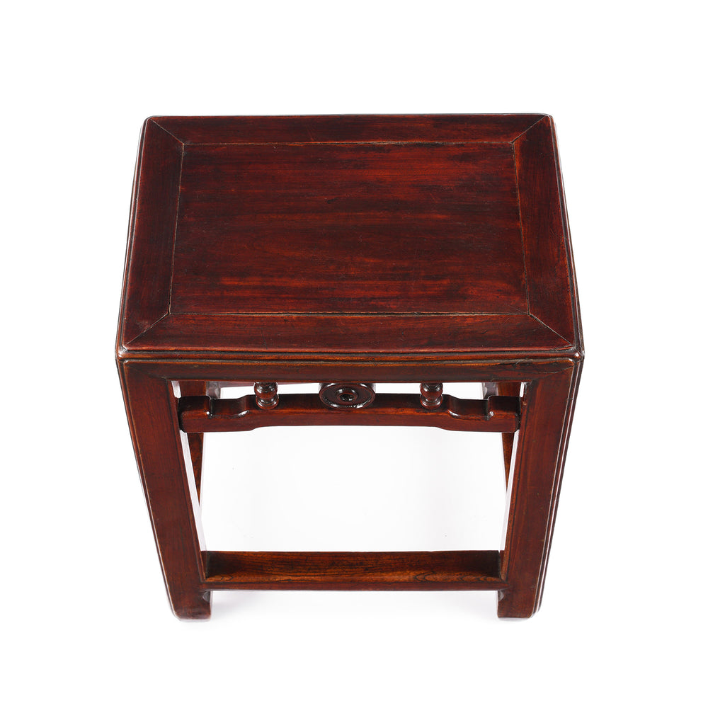 Top Down View Of Antique Chinese Side Table From Jiangsu | Indigo Antiques